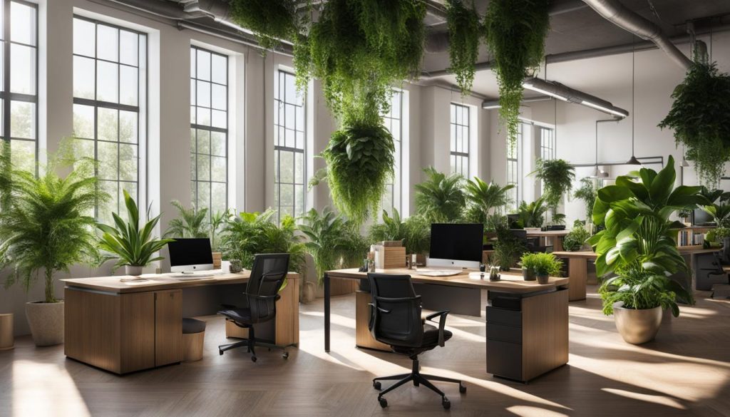 inspirasi tanaman hias untuk area kantor