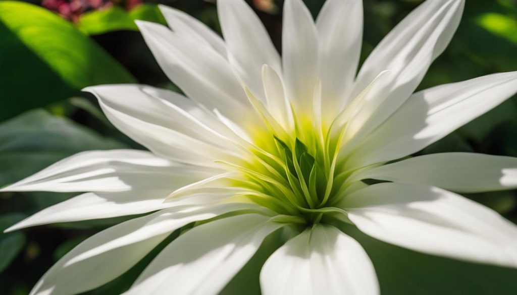 tanaman bunga varigata putih